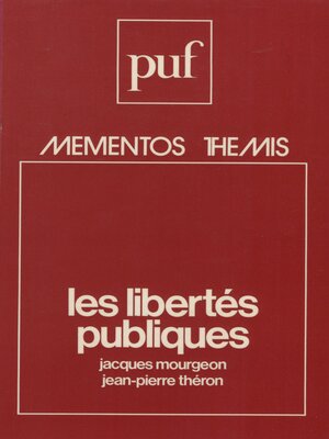 cover image of Les Libertés publiques
